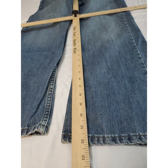 Wrangler Originals Women's Jeans 33X32 100% Cotton Relaxed Boot Button Zip - Picture 4 of 12